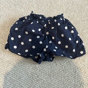 Polka Dot Elastic Waist Shorts--Size 12-18 months